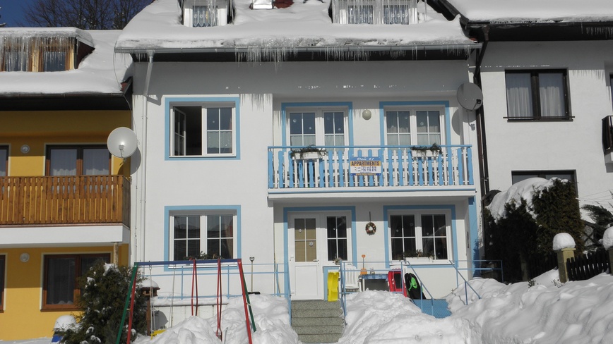 Apartmány Mirka Lipno - Apartmány Mirka Lipno - zima na Lipně