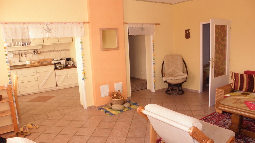 Apartmány Mirka Lipno - Apartmány Mirka Lipno - spodní apartmán kuchyňský kout