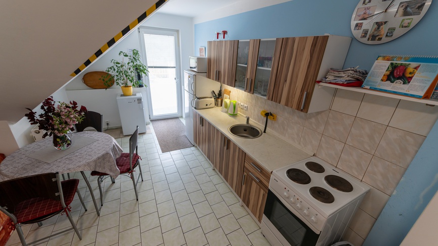 Ubytování u Sýkorů - Kuchyň - sezení