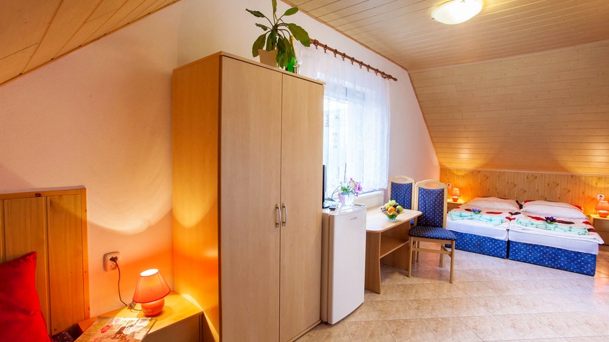 U Studny - Pokoj - TV, lednice, sociální zařízení