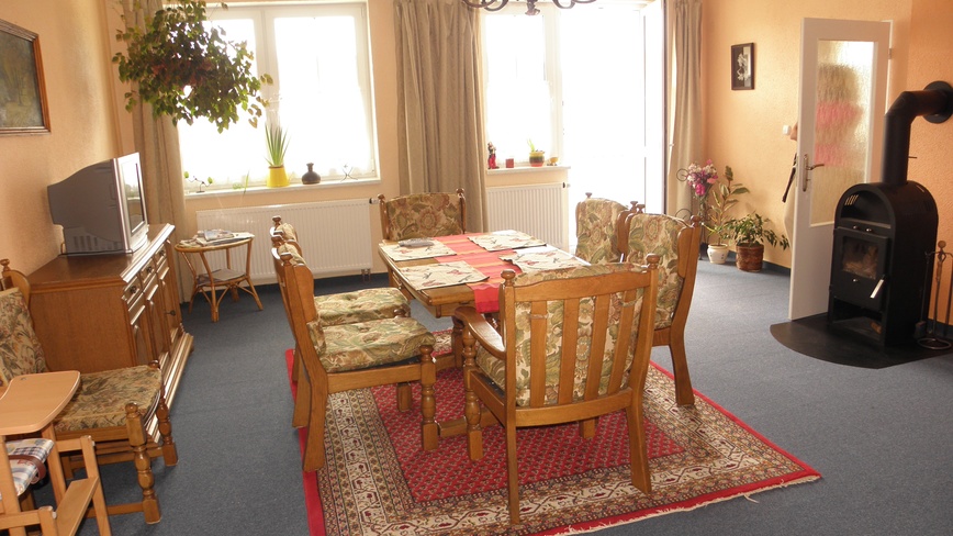 Apartmány Mirka Lipno - Apartmány Mirka Lipno - obývací pokoj horní apartmán