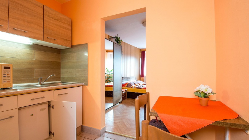 Penzion a restaurace U Třeboňského kola - Kuchyňský kout - pokoj č.11