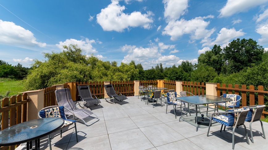 Ubytování u Sýkorů - Terasa - výhled