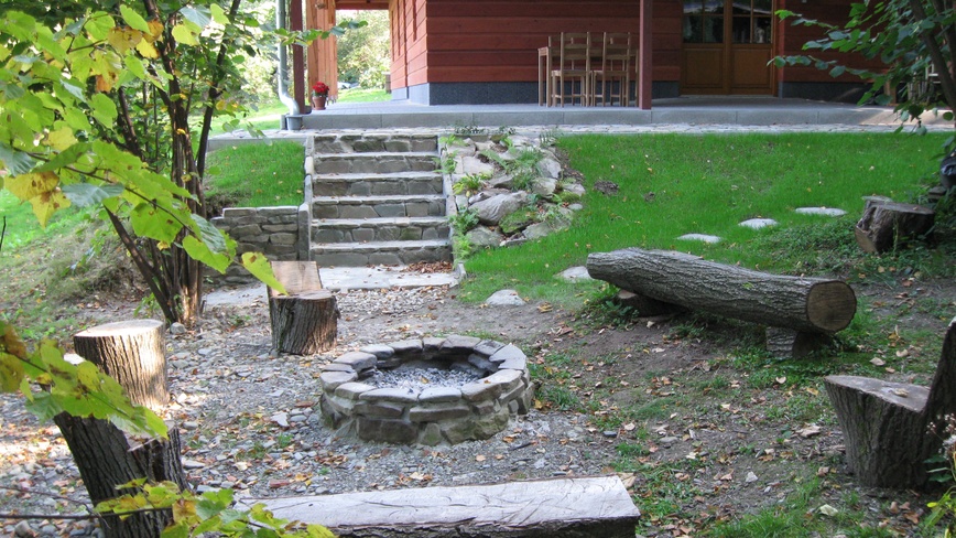 Chalupa Trojanka - Chalupa Beskydy - ohniště