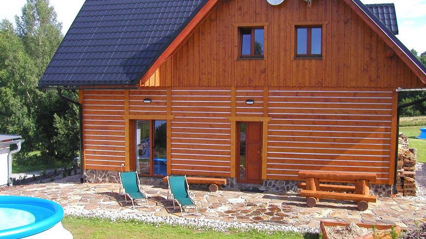 Chalupa Dolní Morava s privátní saunou - terasa - terasa