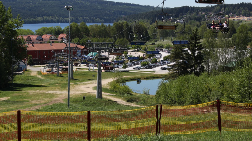 Apartmány Mirka Lipno - Apartmány MIrka Lipno - skiareál Lipno v létě