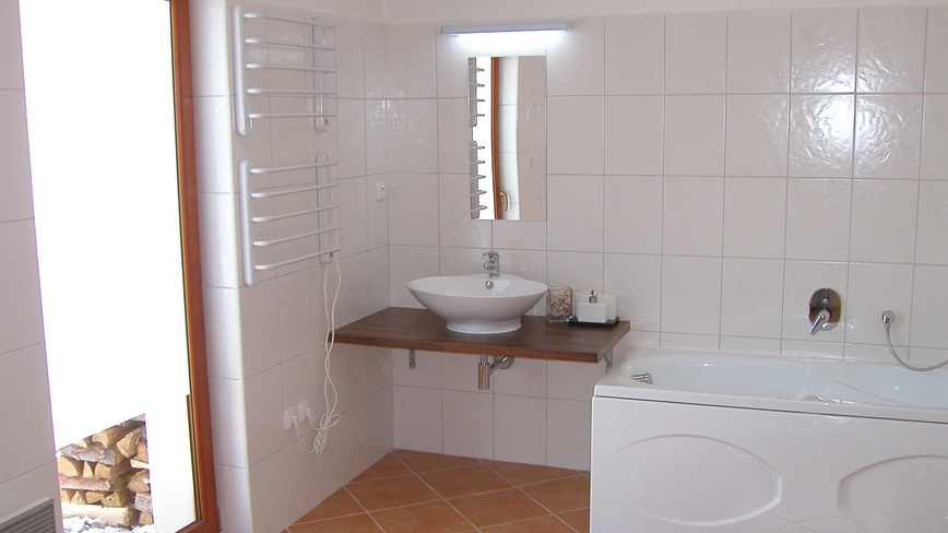 Chalupa Dolní Morava s privátní saunou - koupelna - koupelna