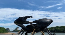 obrázek - ประติมากรรมปูดำ (Black Crab Sculpture) (อนุสาวรีย์ปูดำ กม.0 กระบี่)